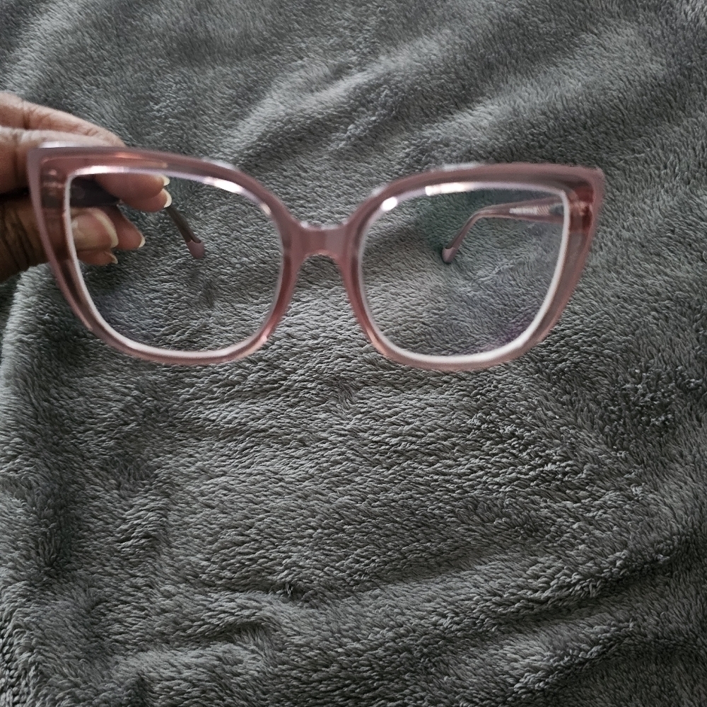 Pink Zeelool prescription glasses - Picture 4 of 5